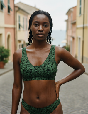 Runway Emerald Chord bikini tops