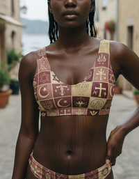 Dusty Rose Unity Padded Bikini Top