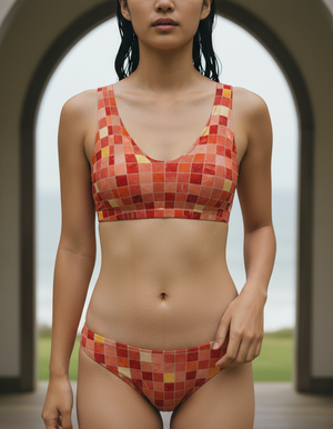 Lava Falls Kaleido Bikini Top bikini — Dripper