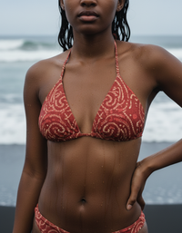 Muskmelon Mirage Padded String Bikini Top