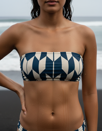 Angora Sakura Bandeau Bikini Top
