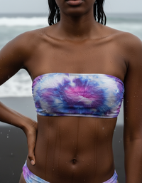 Rhodonite Drift Bandeau Bikini Top