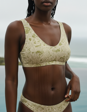 Acacia Meadow Bikini Top Padded Bikini Top — Dripper