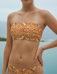 Muskmelon Honu Bandeau Bikini Top