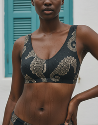 White Onyx Abyss Padded Bikini Top