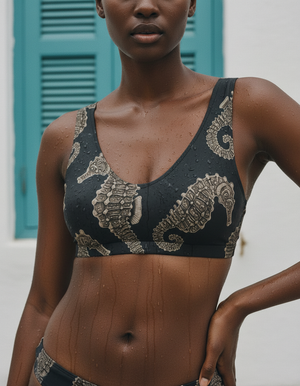 White Onyx Abyss bikini tops