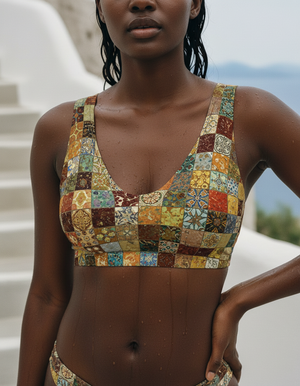 Burnt Sienna Celeste Bikini Top bikini — Dripper