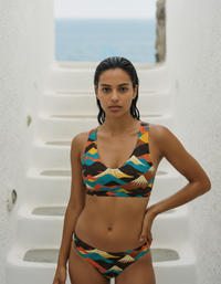 Coffee Bean Eden Padded Bikini Top