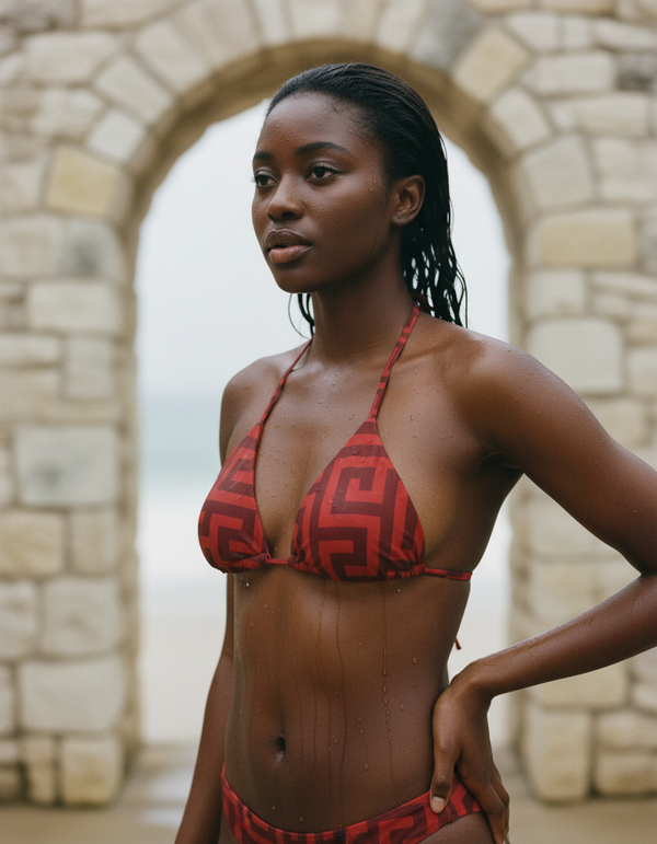 Radiant Glow Akari Padded String Bikini Top