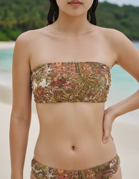 Amaranth Elysium Bandeau Bikini Top