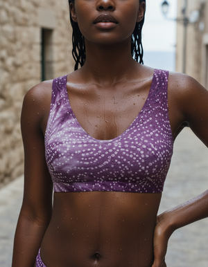 Burnished Lilac Mira bikini tops