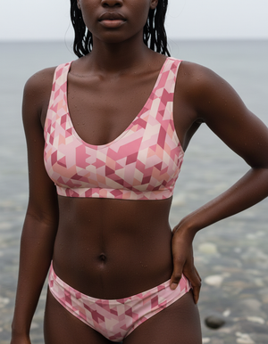 Millennial Pink Nami bikini tops