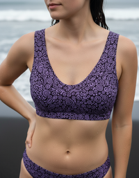 Burnished Lilac Banyu Padded Bikini Top