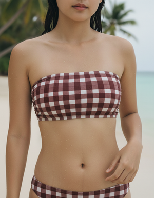 Rhodonite Meadow bikini tops