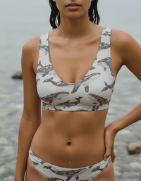 White Onyx Breeze Padded Bikini Top