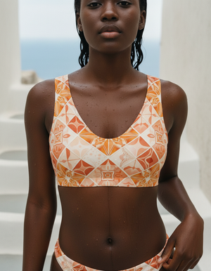 Muskmelon Poppy bikini tops