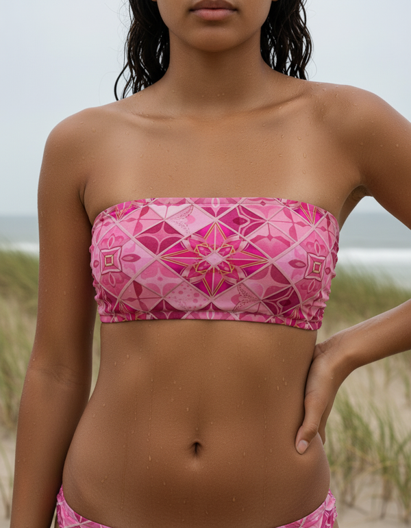 Rose Graphic Collection bikini tops