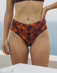 Ocean's Embrace High-Waisted Bikini Bottom