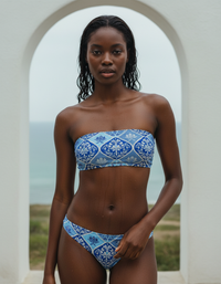 Blue Aura Nara Bandeau Bikini Top