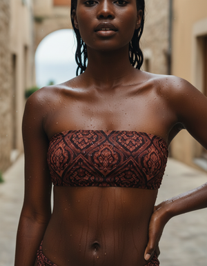 Burnt Sienna Siam bikini tops