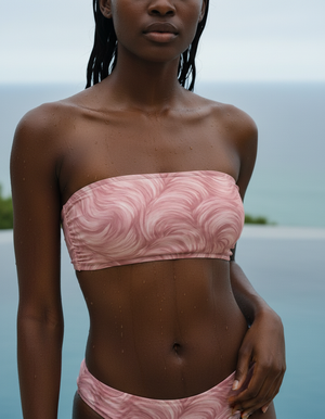Millennial Pink Lumina bikini tops