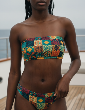 Angora Pulse Bikini Top Bandeau Bikini Top — Dripper