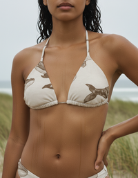 Angora Breeze Padded String Bikini Top