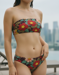 Lava Falls Koi Bandeau Bikini Top
