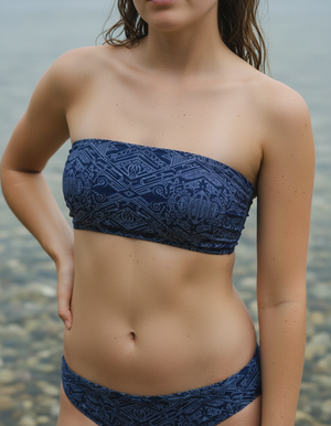 Rhodonite Aoi Bikini Top Bandeau Bikini Top — Dripper