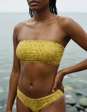 Lemon Yellow Jasmine bikini tops