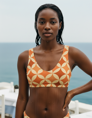 Coral Mizuki Bikini Top Padded Bikini Top — Dripper