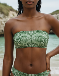 Sycamore Burst Bandeau Bikini Top