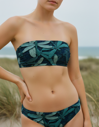 Turquoise Aether Bandeau Bikini Top