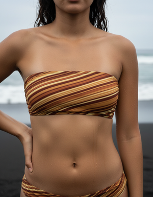 Muskmelon Sway Bikini Top Bandeau Bikini Top — Dripper