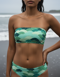 Jelly Mint Kairo Bandeau Bikini Top