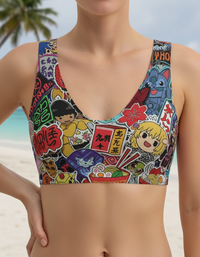 Ethereal Spirit Yurei Padded Bikini Top