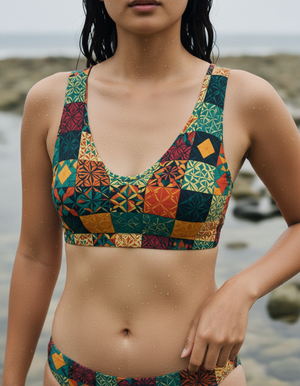 Lava Falls Pulse Bikini Top Padded Bikini Top — Dripper
