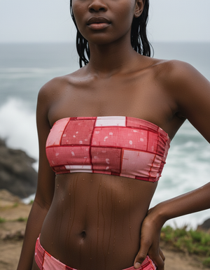 Fiery Red Sumi bikini tops