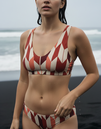 Lava Falls Sakura Padded Bikini Top
