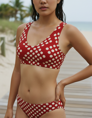 Amaranth Tide Bikini Top Padded Bikini Top — Dripper