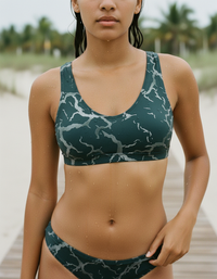 Alexandrite Vector Padded Bikini Top
