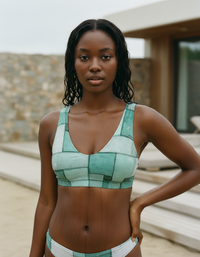 Jelly Mint Sumi Padded Bikini Top