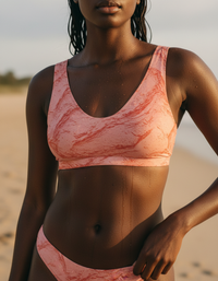 Coral Eclipse Padded Bikini Top