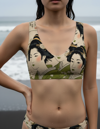 Runway Chartreuse Yume Padded Bikini Top