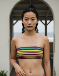 Burnt Sienna Eclipse Bandeau Bikini Top