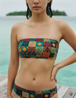 Acacia Pulse Bikini Top Bandeau Bikini Top — Dripper