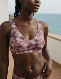 Burnished Lilac Nami Padded Bikini Top