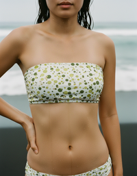 Runway Chartreuse Nimbus Bandeau Bikini Top
