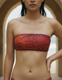 Lava Falls Mira Bandeau Bikini Top