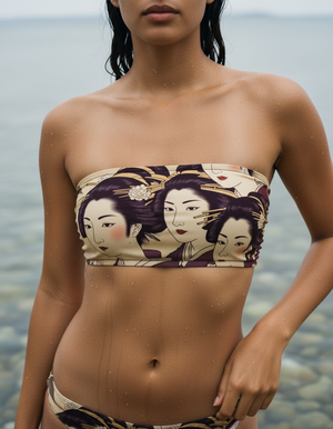 Rhodonite Yume Bikini Top Bandeau Bikini Top — Dripper